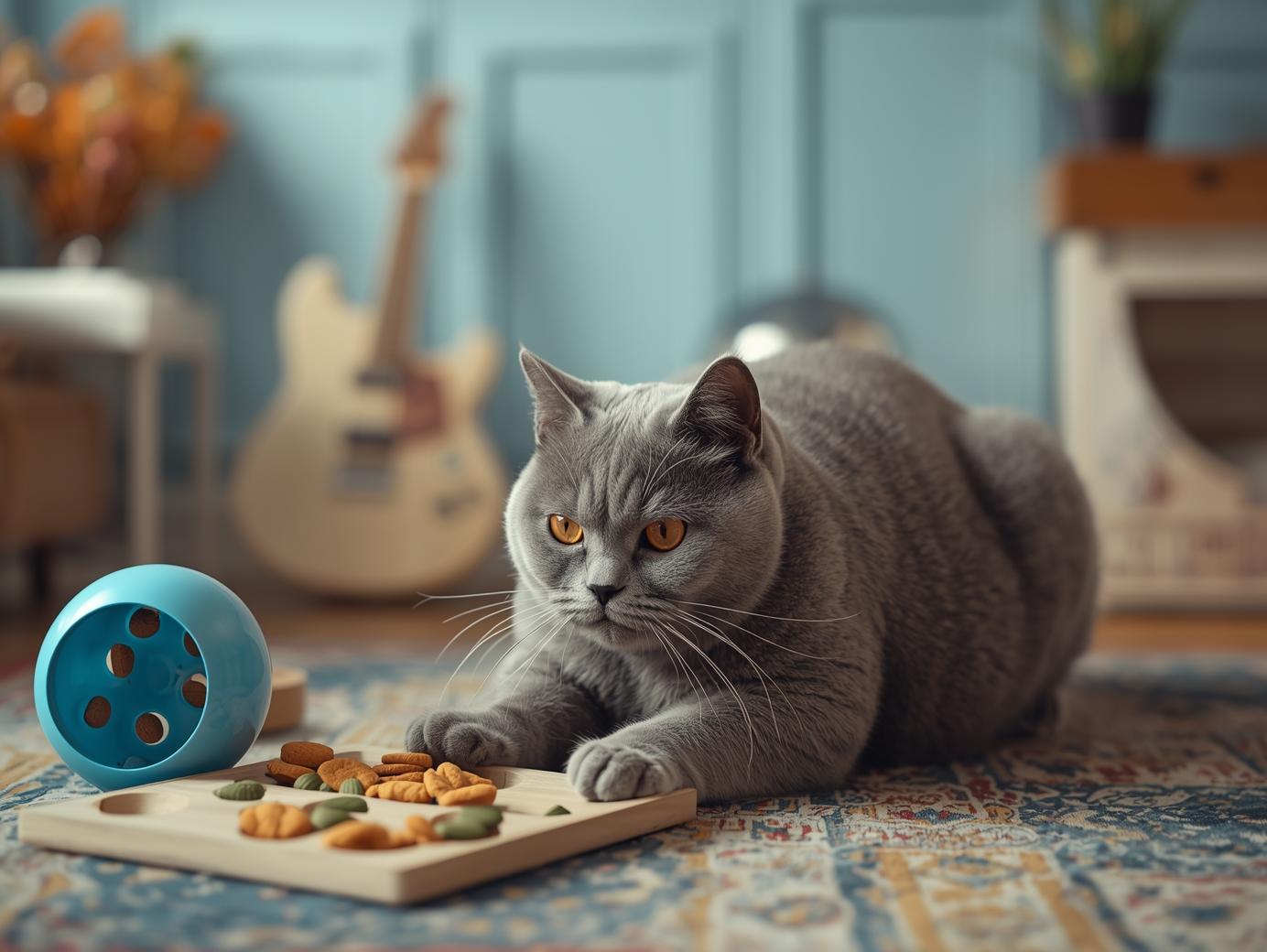 British Shorthair Indoor Play and Mental Stimulation