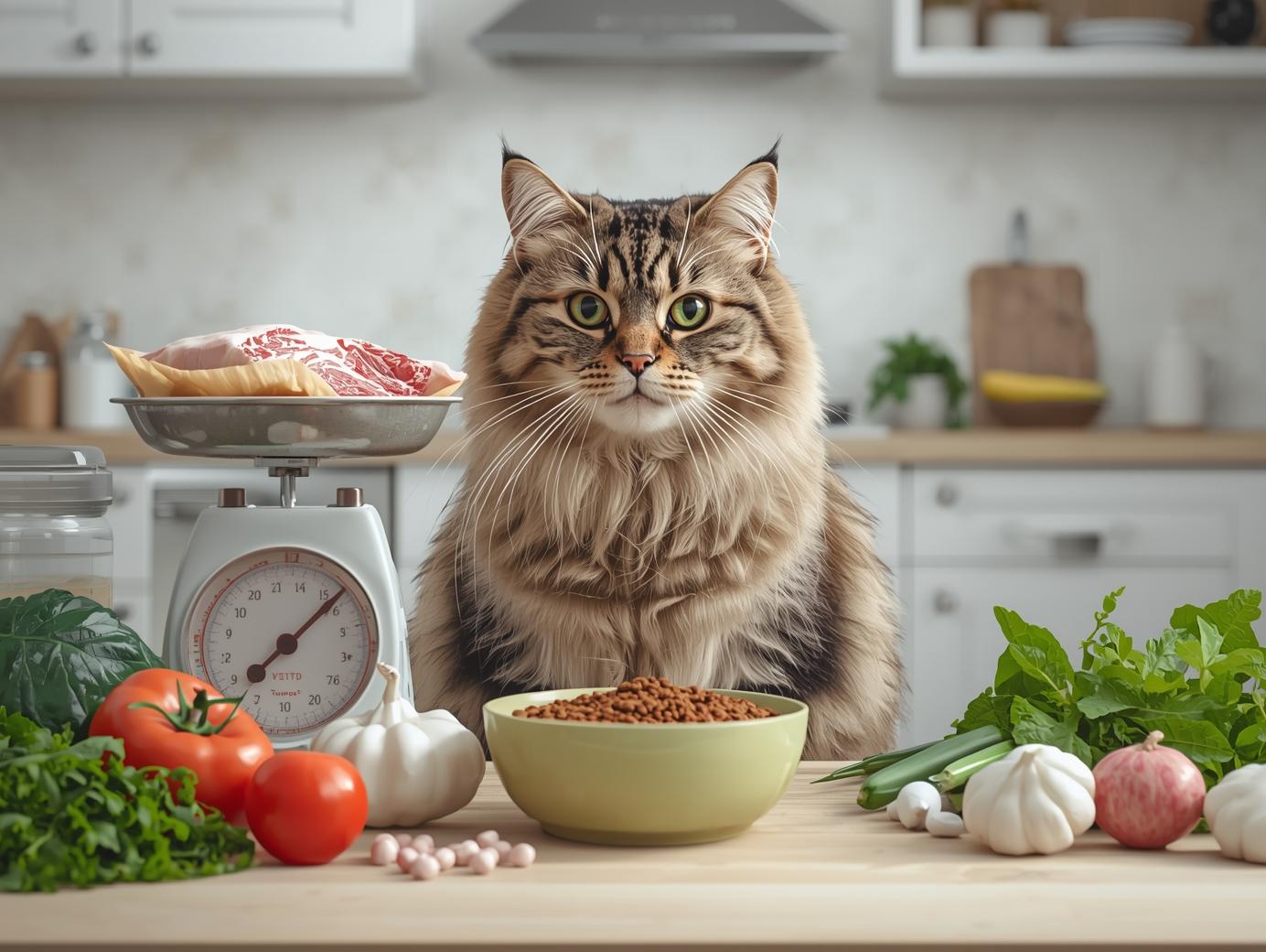 Preparing Diet Food At Home for Cats