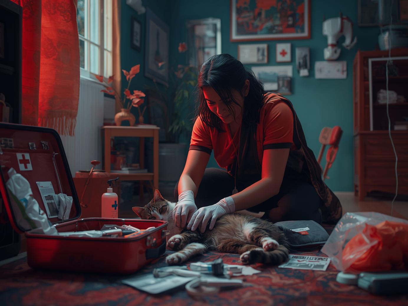 Kedilerde Evde İlk Yardım ve Acil Durumlar