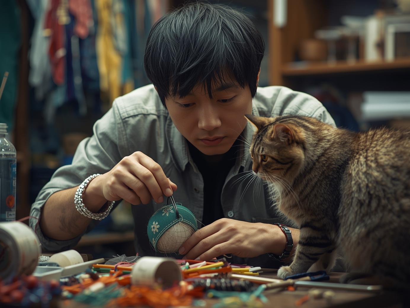 Indoor Toy Making for Cats