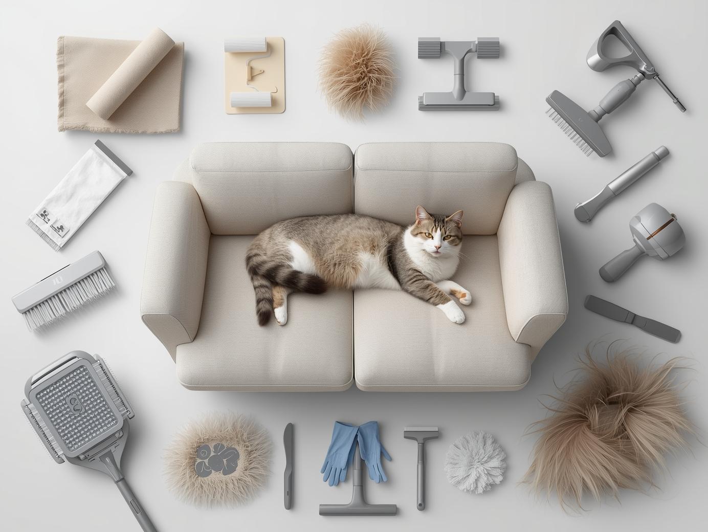 Indoor Hair Collection and Cleaning for Cats