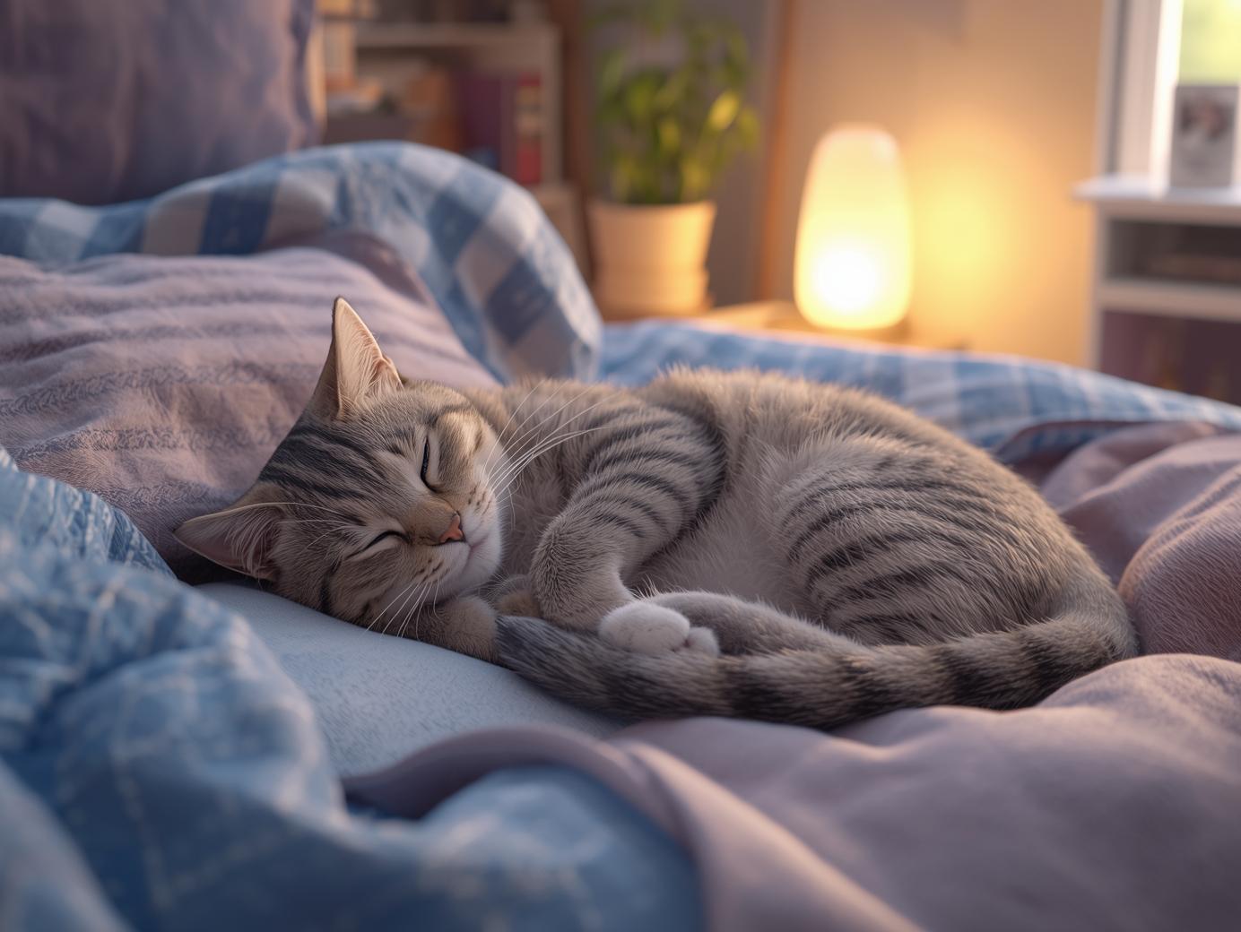 Kedilerde Evde Uyku Alışkanlıkları ve İyileştirme