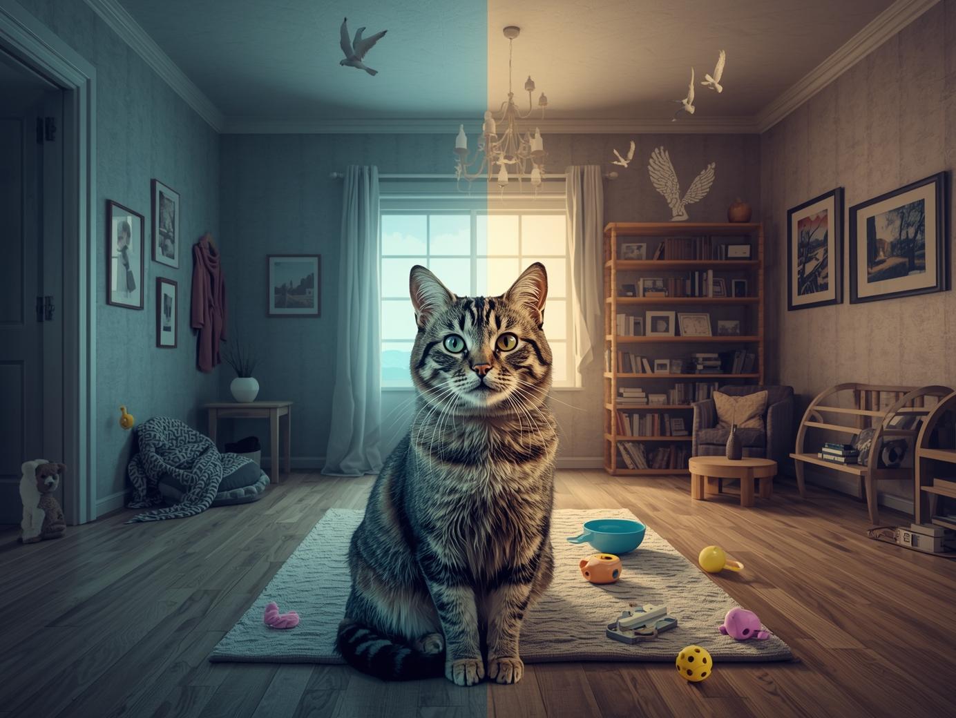 Kedilerde Evde Yalnızlık ve Psikolojik Destek