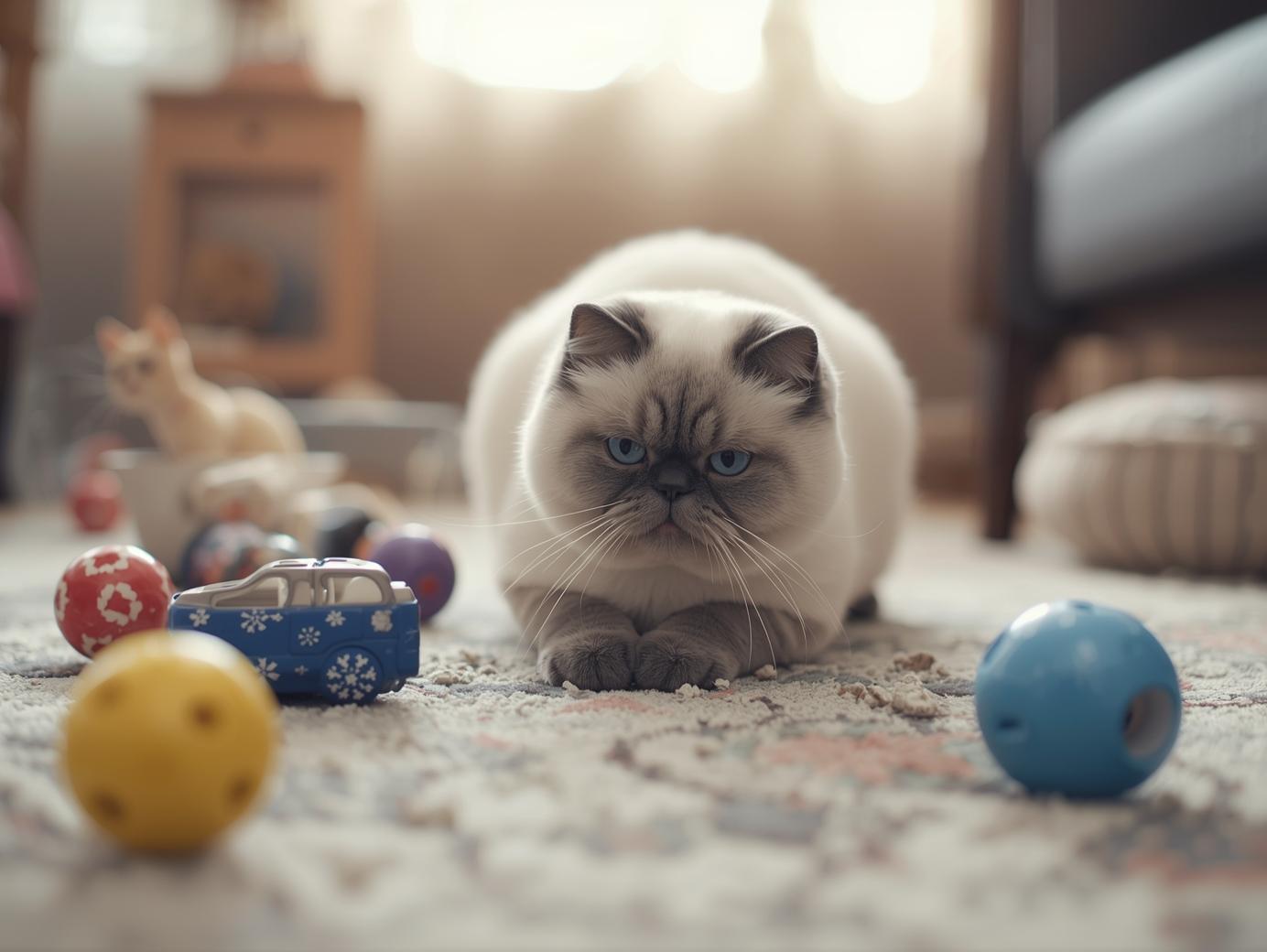 Scottish Fold Indoor Play and Mental Stimulation