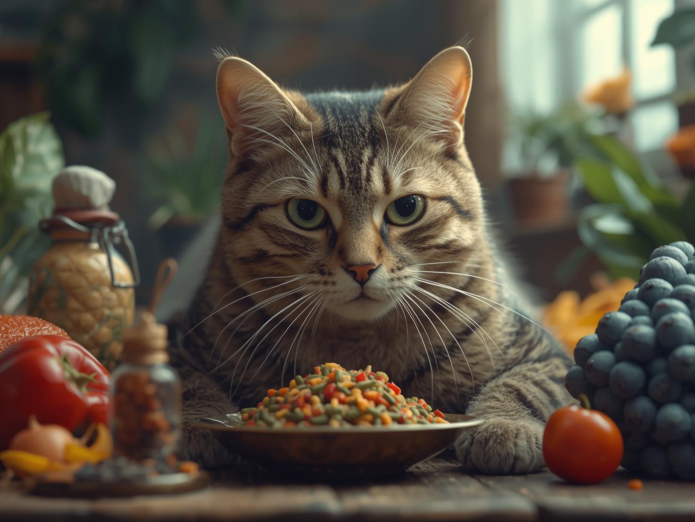 Nutrition and Healthy Life in Tabby Cats