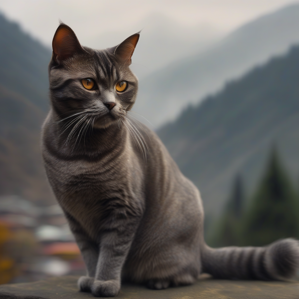 A'dan Z'ye Kediler: Butan Kısa Tüylüsü – Himalayaların Sakin ve Dayanıklı Mirası