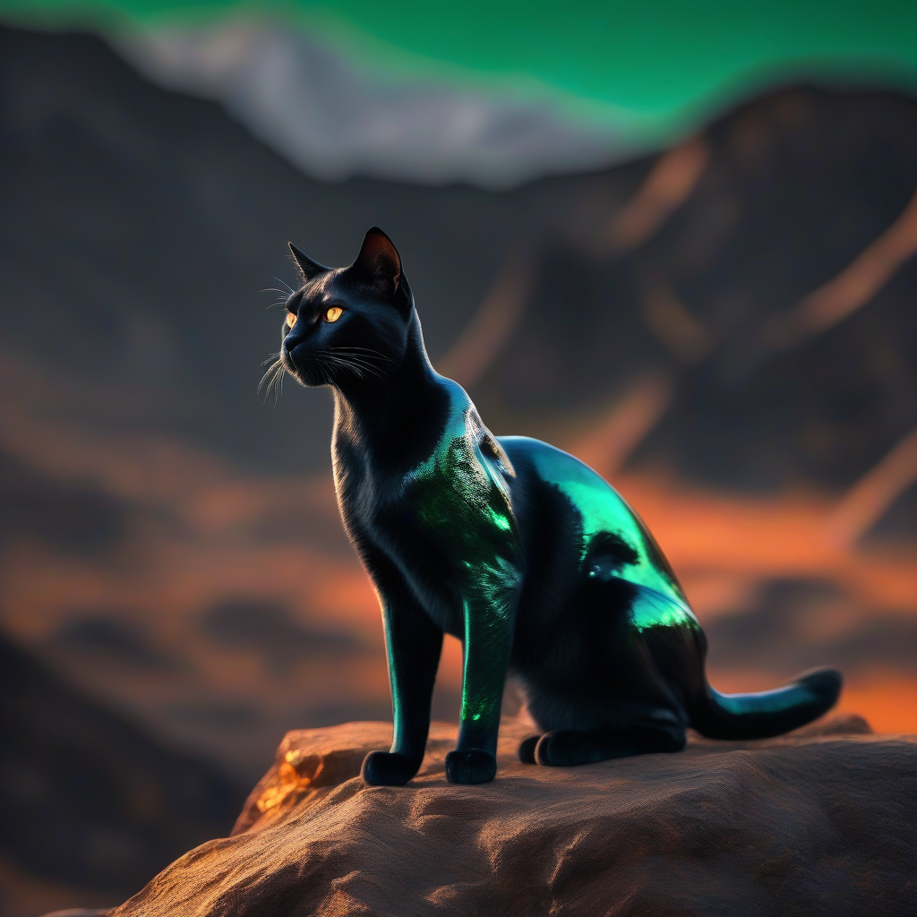 A'dan Z'ye Kediler: Obsidyen Kedisi – Volkanik Zarafetin Gizemli Dokunuşu