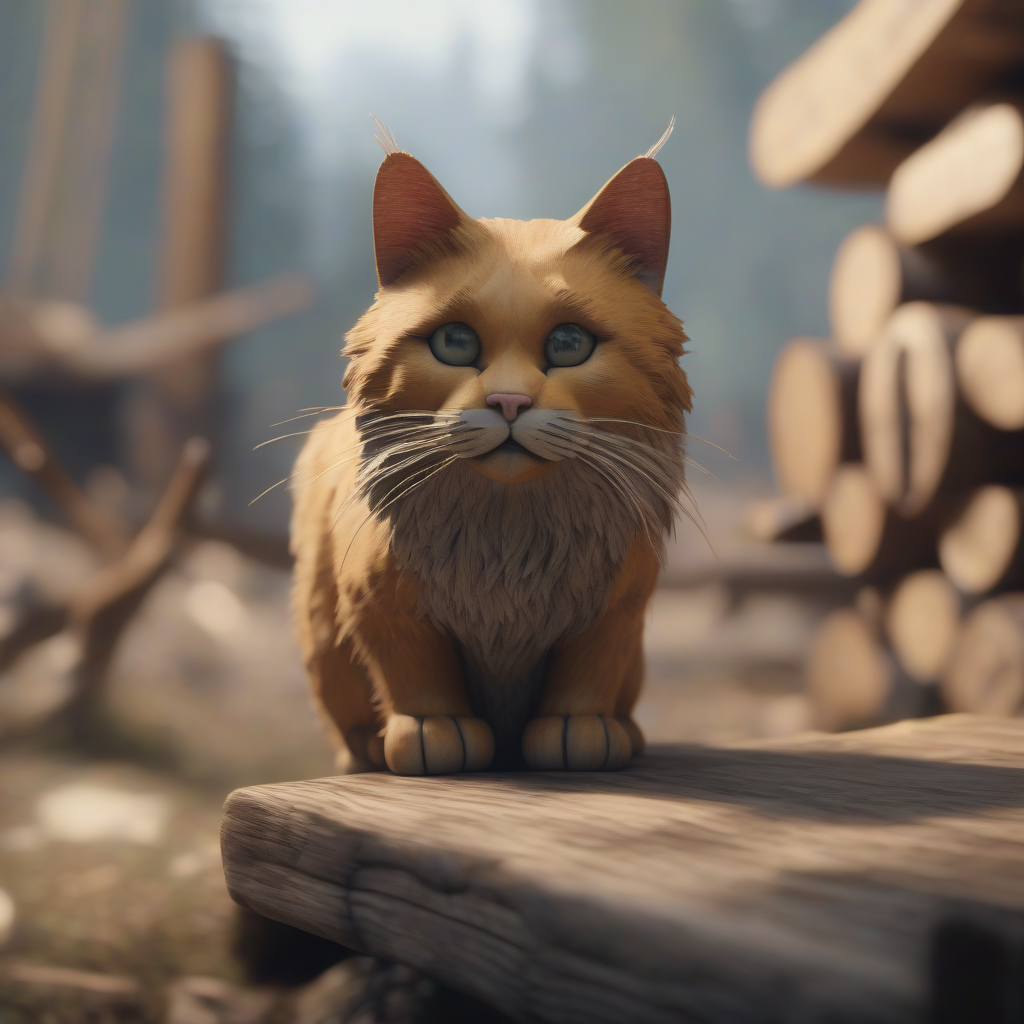 Ağaç Kedisi (Timber Cat): Ormanların Saklı İnci