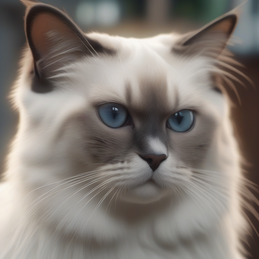 Kürk Yumağı Güzellik: Bir Birman Kedisi ile Yaşamın Huzuru