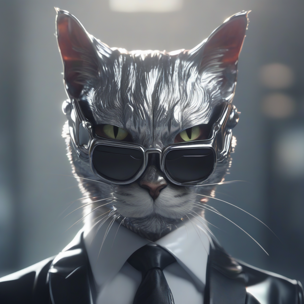 Chrome Cat: Chromed Splendor and a Unique Friendship