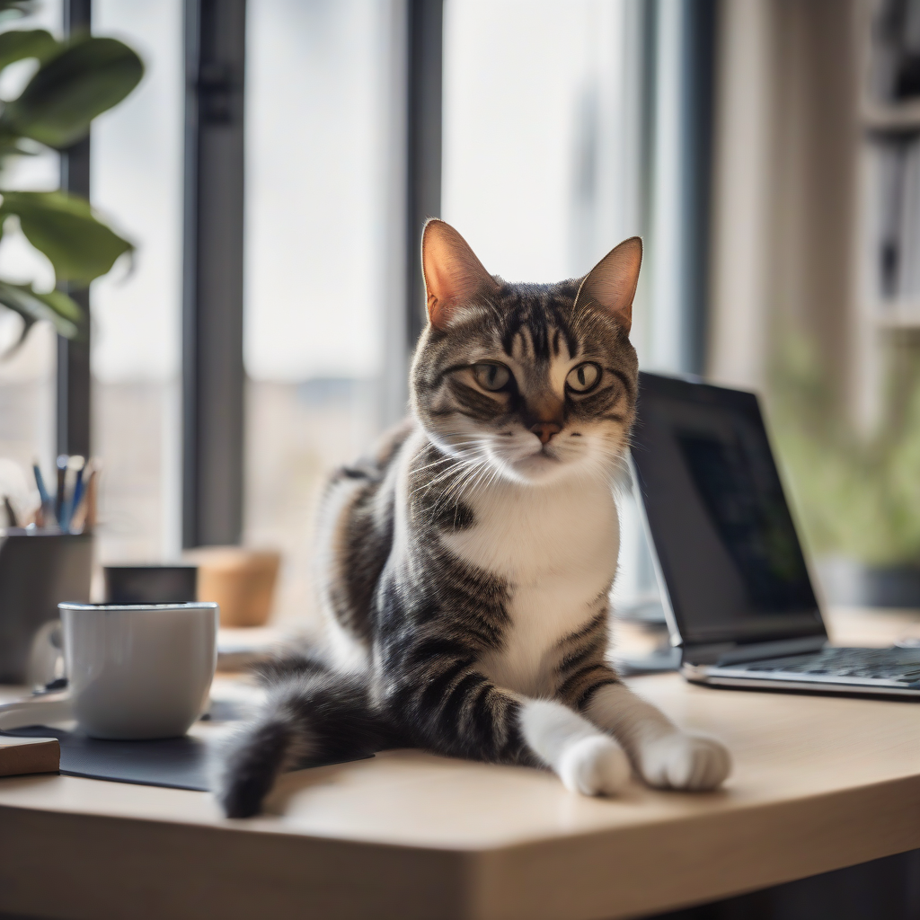 March 2026's Viral Home Office Trend: Create a Productive & Happy Workspace with Your Cat! 7 Smart Solutions