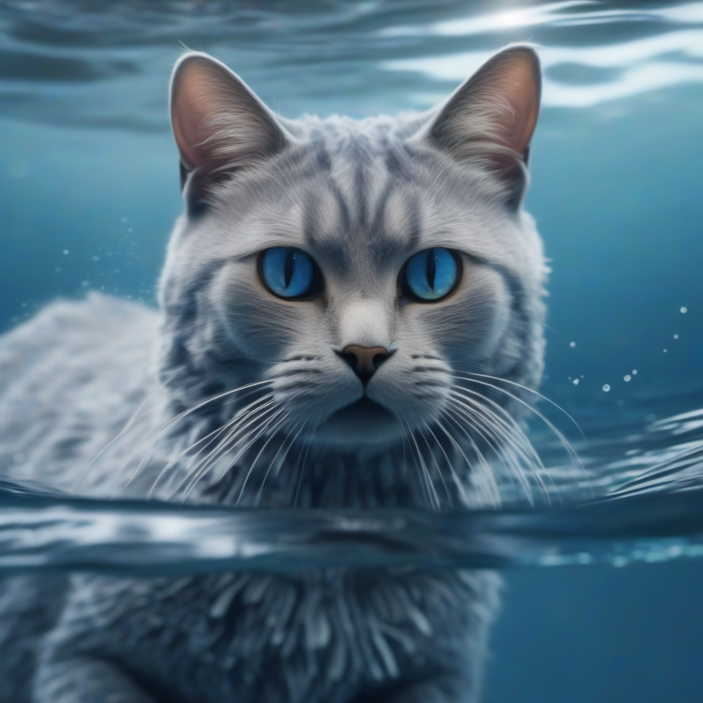 The Velvet Secret of the Ocean: Blue Ocean Cat