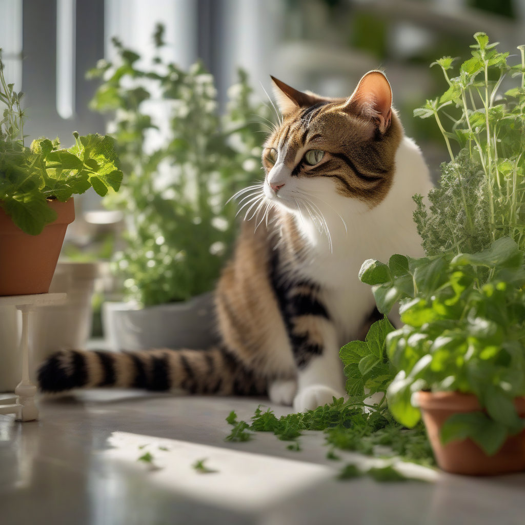March 2026 Cat Trends: An Aromatic Spring for Your Feline Friend with a 'Meow-Herbal Garden'!