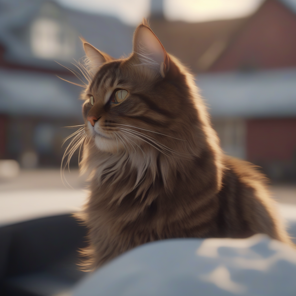 Heirs of Ragnarok: The Wild Spirit of the North - Norwegian Brown Cat