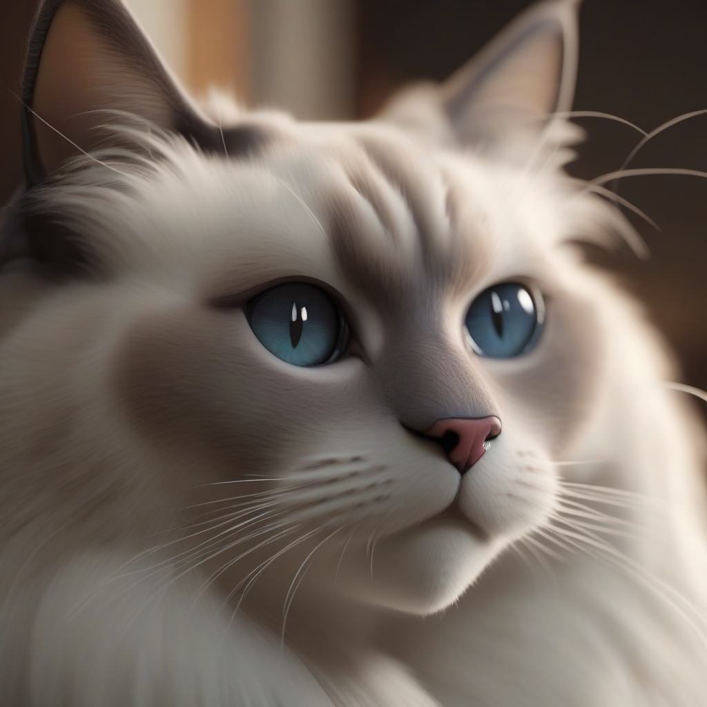 Ragdoll Cat: Blue-Eyed Gentle Giants and Their Care