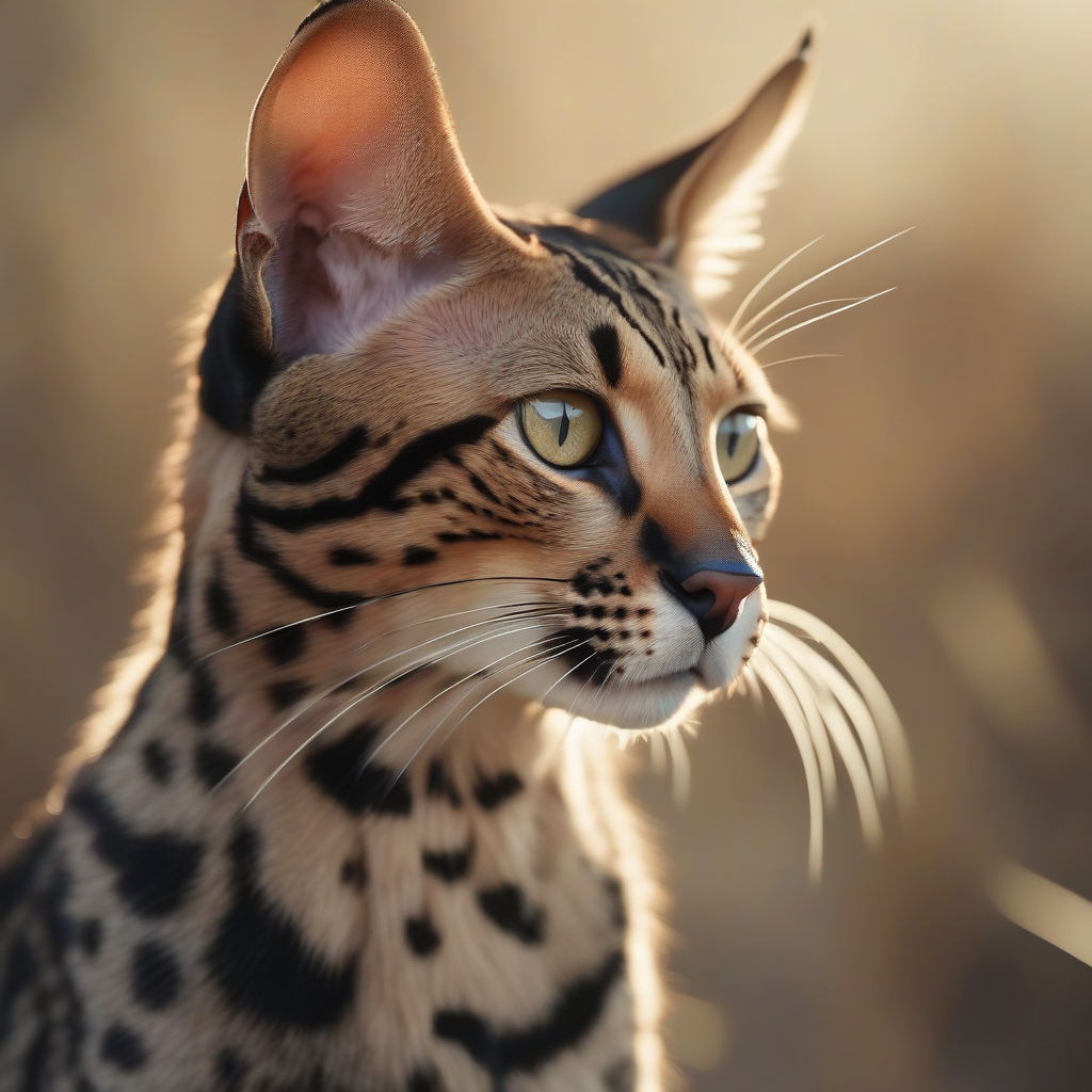 Savannah Kedisi: Vahşi Güzellik ve Evcil Dostluğun Buluşması