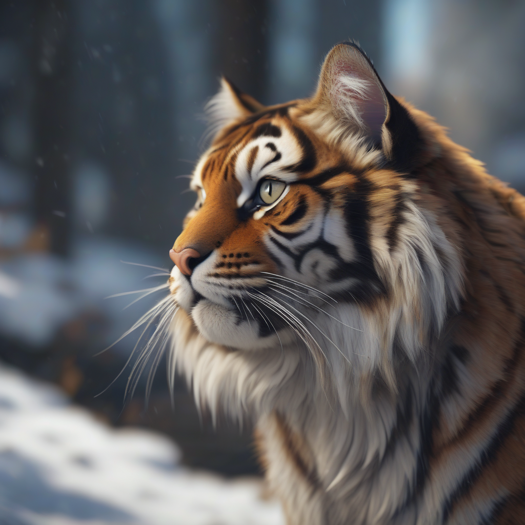 Sibirya Kar Kaplanı (Siberian Tiger Cat): Evinizdeki Vahşi Güzelliğin Gizemi