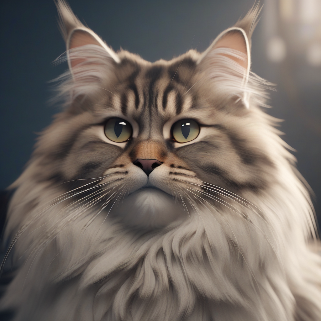The Siberian Cat: A Majestic and Robust Wild Beauty from Nature
