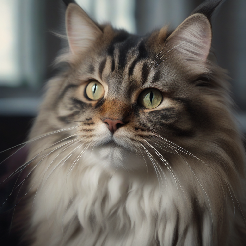 The Winter Dragon of the North: Skogkatt (Norwegian Forest Cat) – A Living Reality of a Captivating Fairy Tale