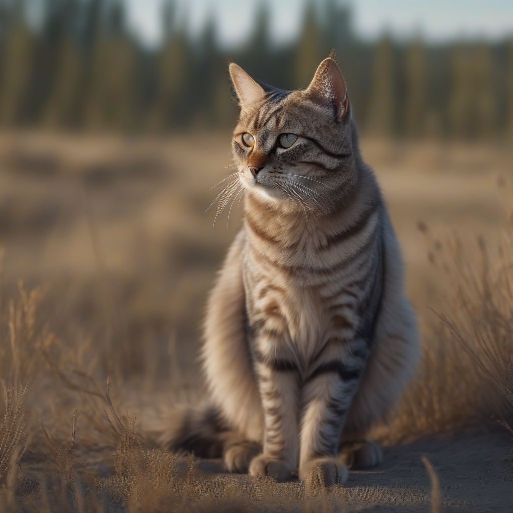 Russia's Silent Guardian: The Ural Steppe Cat
