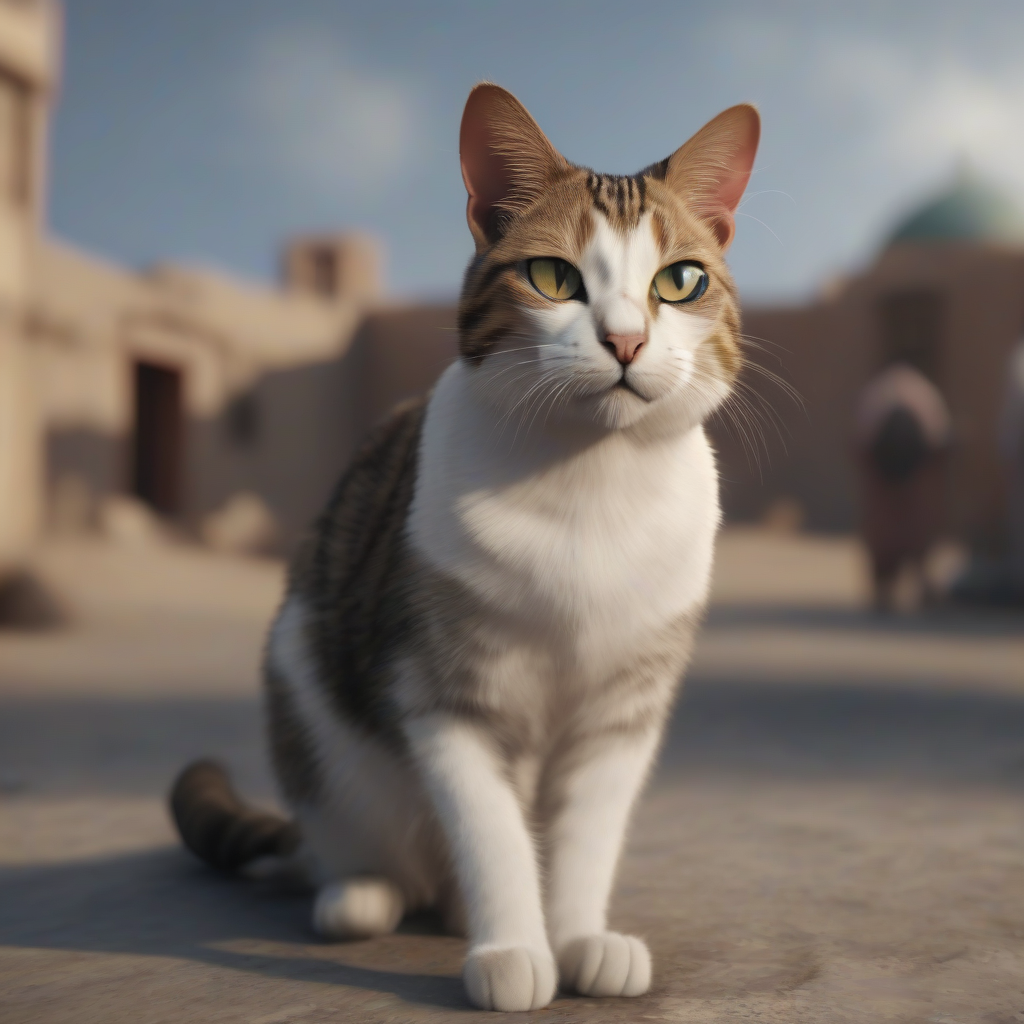 Yemeni Cat: The Silent Legacy of Desert Winds and Wise Gazes