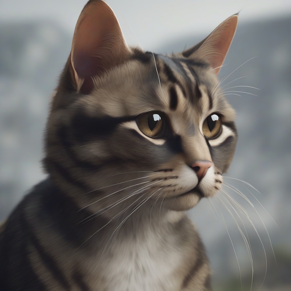 Sleek Majesty: Armenian Gampr Cat - The Calm Heritage of the Mountains